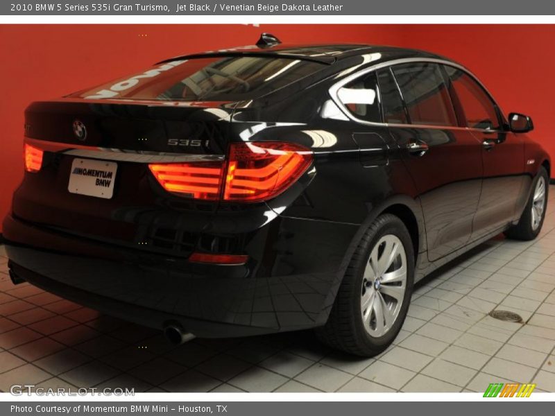 Jet Black / Venetian Beige Dakota Leather 2010 BMW 5 Series 535i Gran Turismo