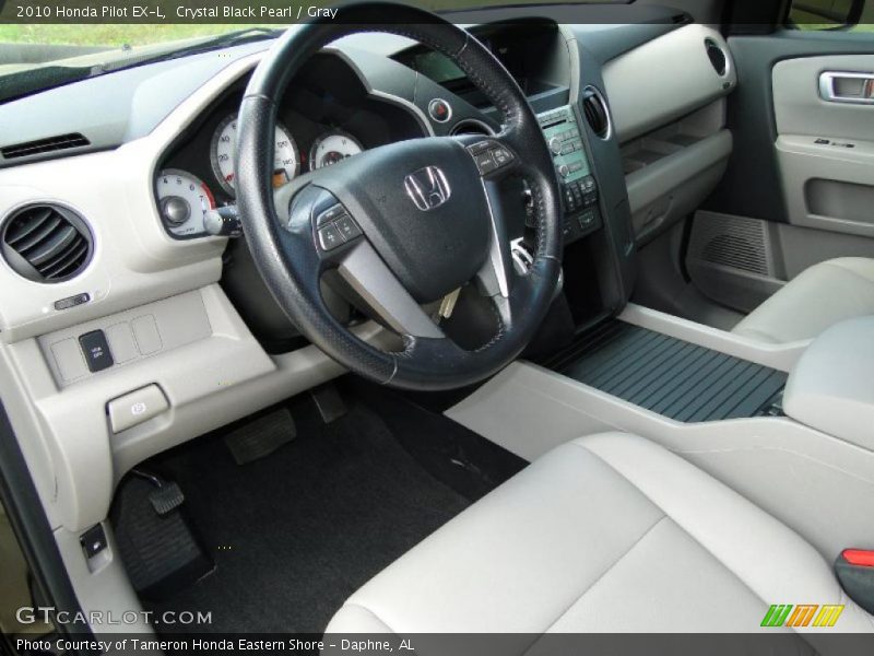 Gray Interior - 2010 Pilot EX-L 