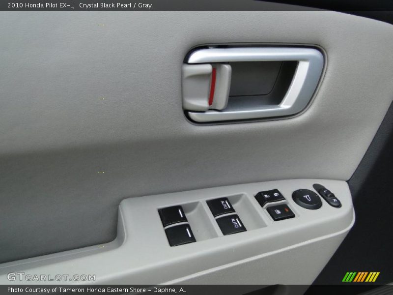 Crystal Black Pearl / Gray 2010 Honda Pilot EX-L