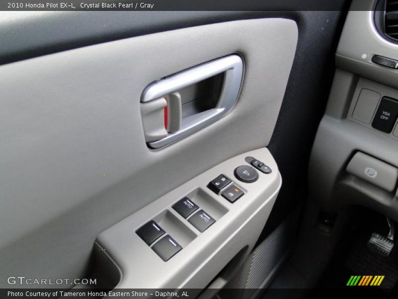Crystal Black Pearl / Gray 2010 Honda Pilot EX-L