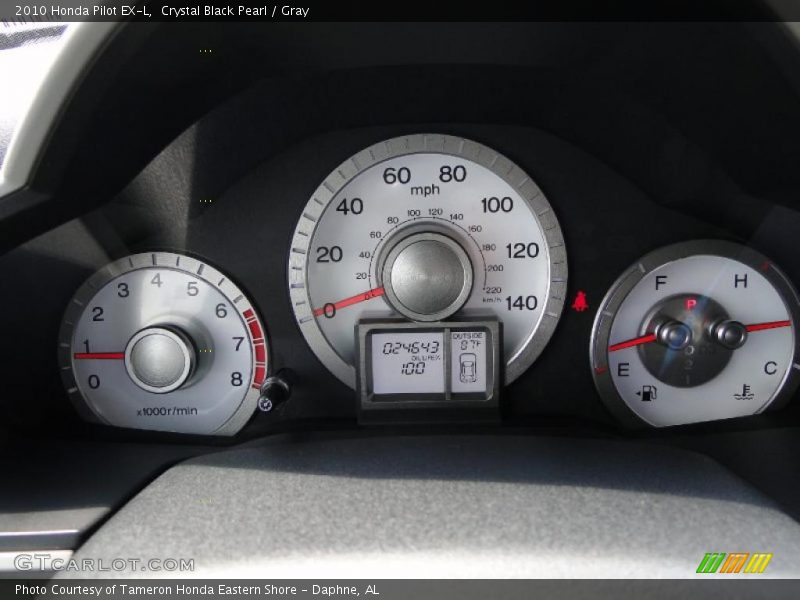  2010 Pilot EX-L EX-L Gauges
