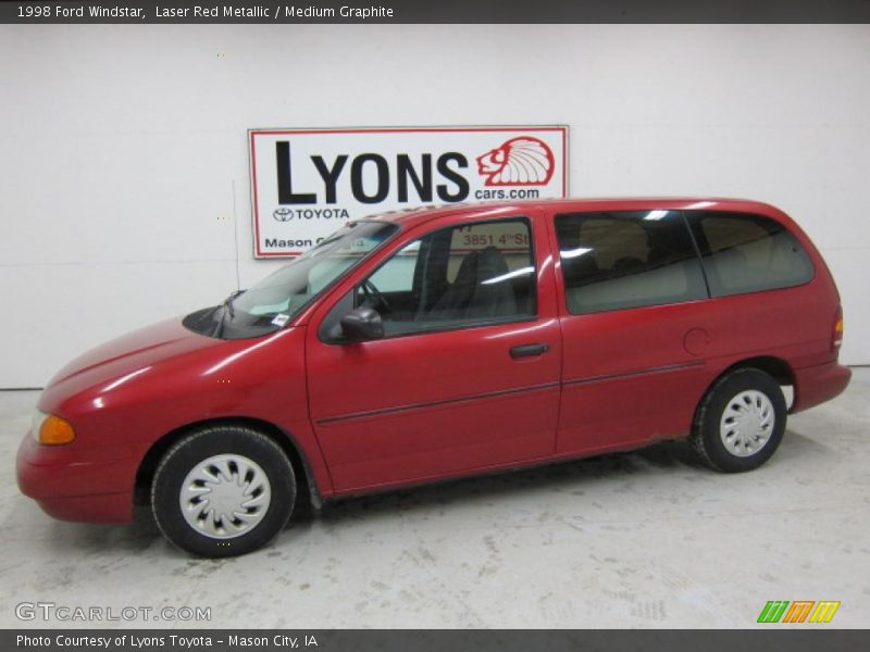 Laser Red Metallic / Medium Graphite 1998 Ford Windstar