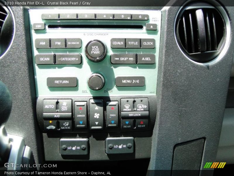 Controls of 2010 Pilot EX-L