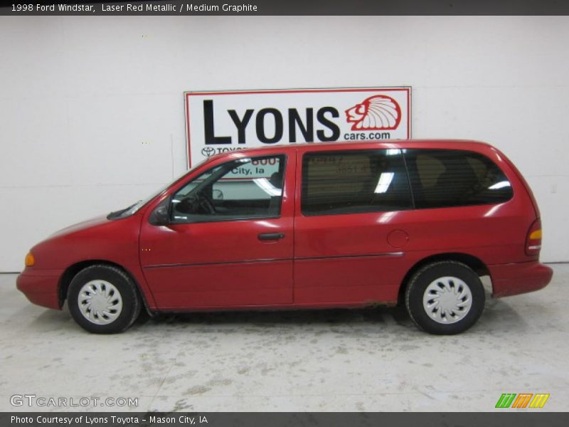 Laser Red Metallic / Medium Graphite 1998 Ford Windstar