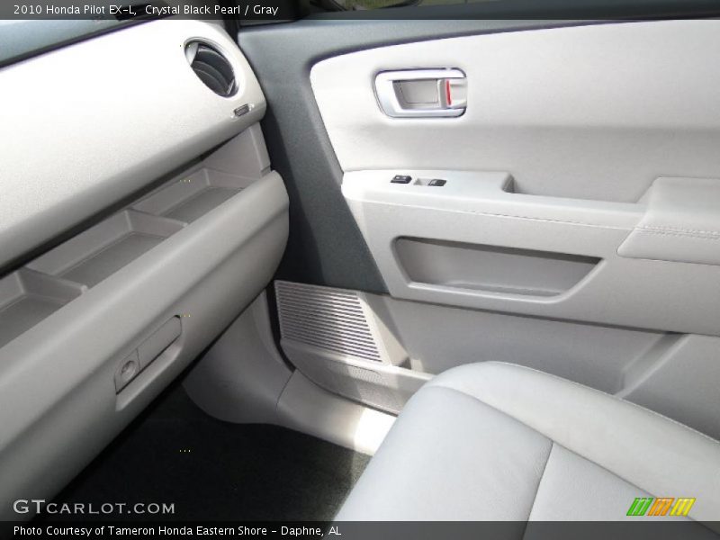 Crystal Black Pearl / Gray 2010 Honda Pilot EX-L