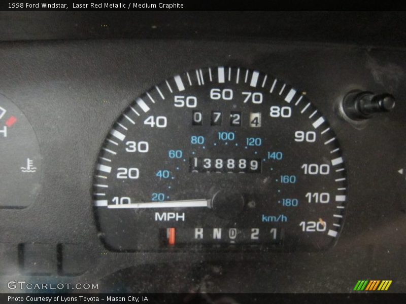 Laser Red Metallic / Medium Graphite 1998 Ford Windstar