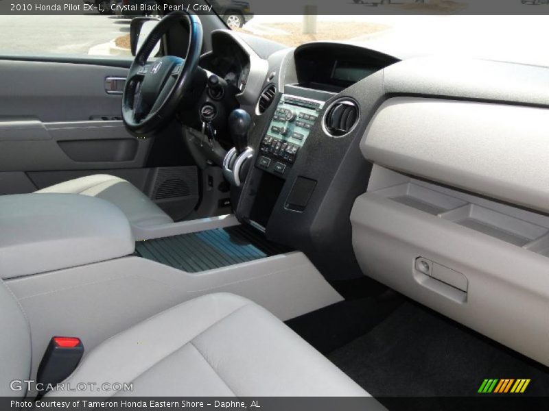 Crystal Black Pearl / Gray 2010 Honda Pilot EX-L