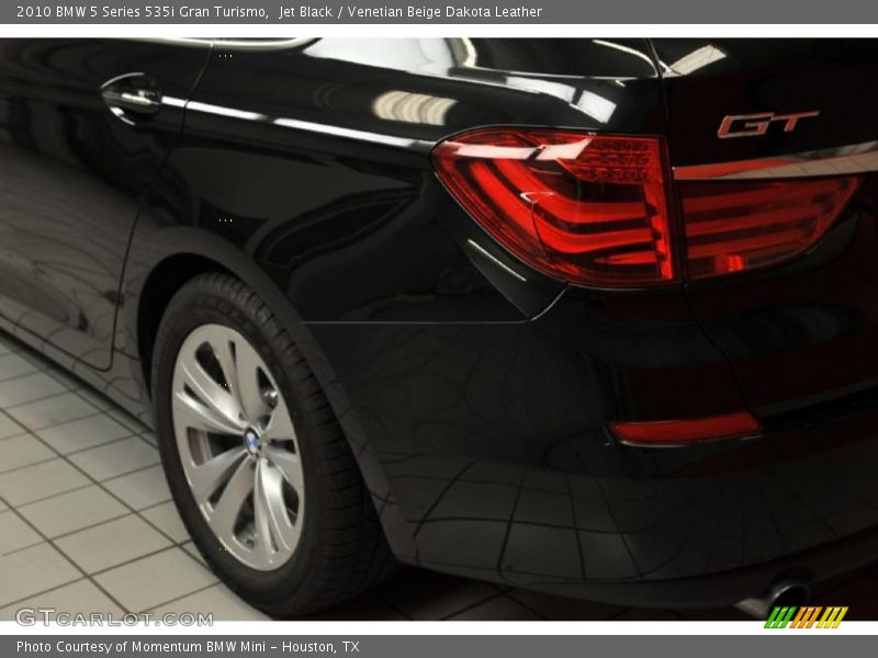 Jet Black / Venetian Beige Dakota Leather 2010 BMW 5 Series 535i Gran Turismo