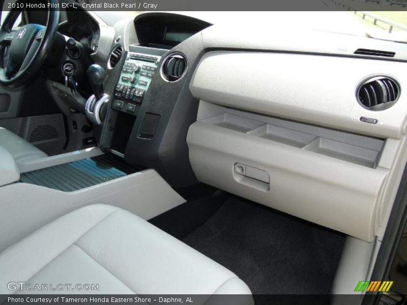 Crystal Black Pearl / Gray 2010 Honda Pilot EX-L