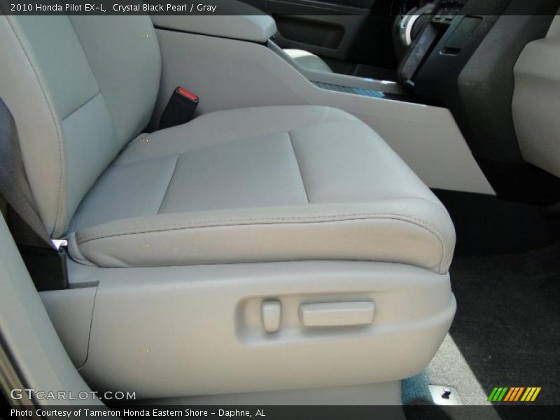 Crystal Black Pearl / Gray 2010 Honda Pilot EX-L