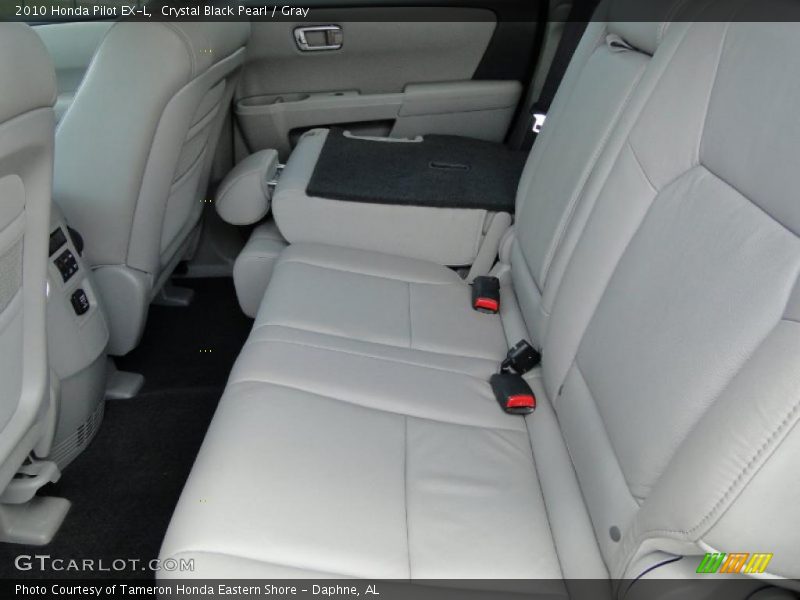 Crystal Black Pearl / Gray 2010 Honda Pilot EX-L