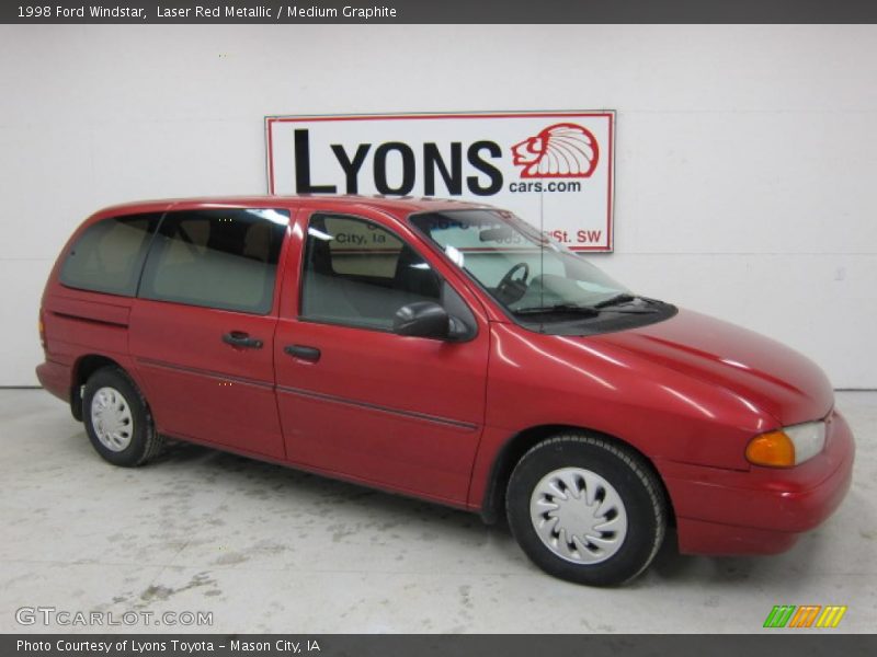 Laser Red Metallic / Medium Graphite 1998 Ford Windstar