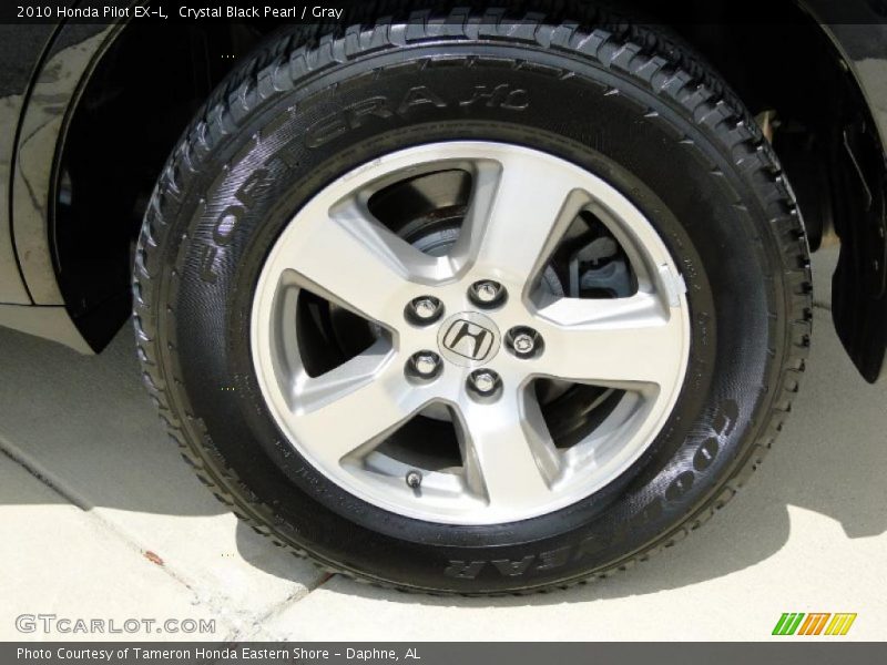Crystal Black Pearl / Gray 2010 Honda Pilot EX-L