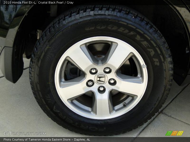 Crystal Black Pearl / Gray 2010 Honda Pilot EX-L