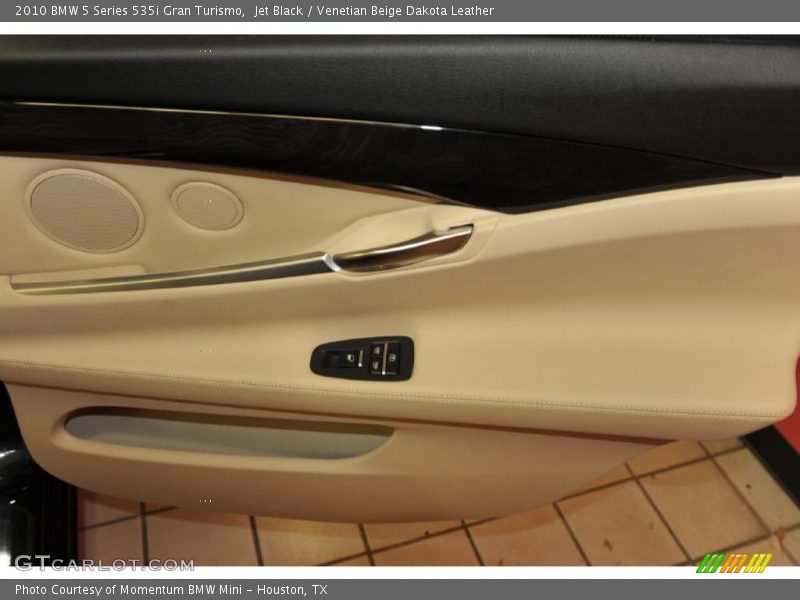Jet Black / Venetian Beige Dakota Leather 2010 BMW 5 Series 535i Gran Turismo