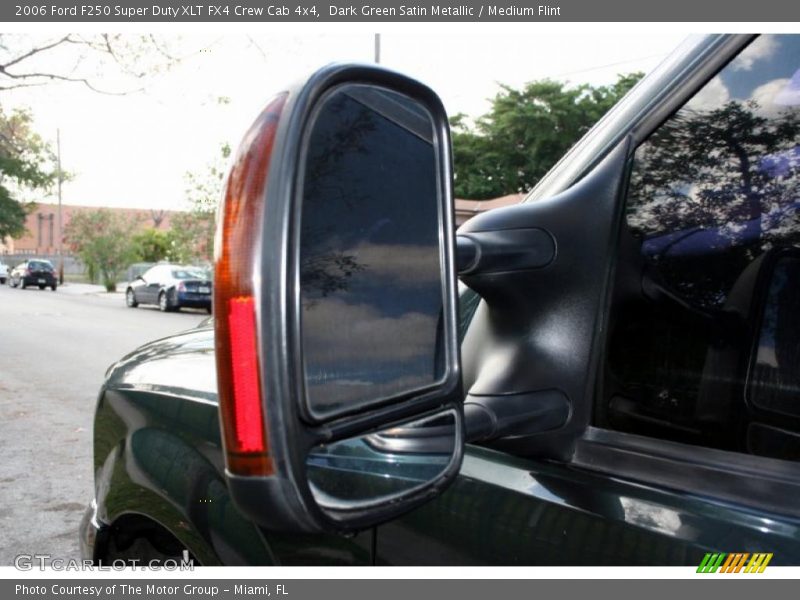 Dark Green Satin Metallic / Medium Flint 2006 Ford F250 Super Duty XLT FX4 Crew Cab 4x4