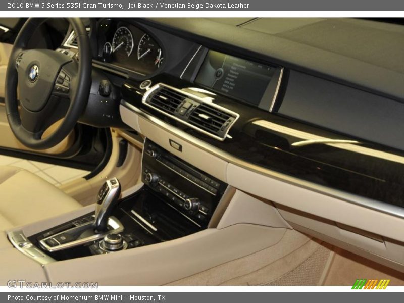 Jet Black / Venetian Beige Dakota Leather 2010 BMW 5 Series 535i Gran Turismo