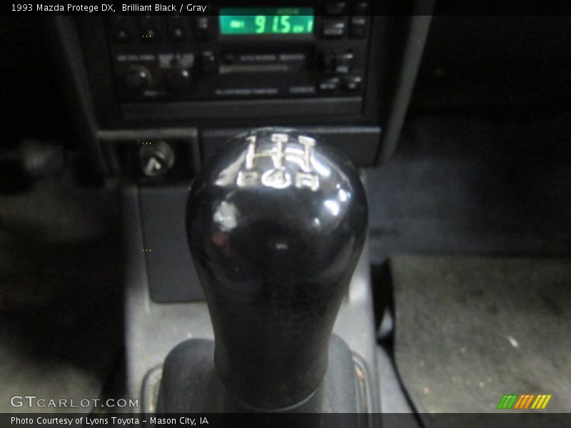 Brilliant Black / Gray 1993 Mazda Protege DX