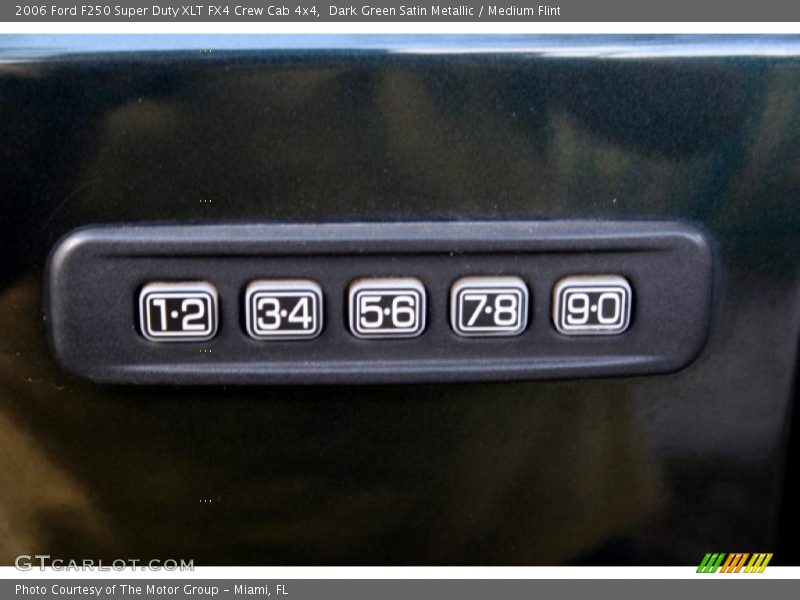 Dark Green Satin Metallic / Medium Flint 2006 Ford F250 Super Duty XLT FX4 Crew Cab 4x4