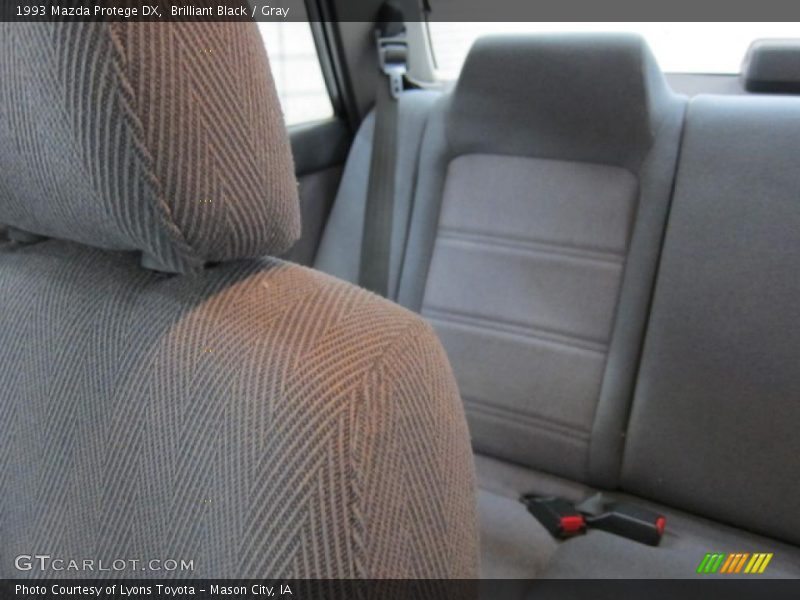 Brilliant Black / Gray 1993 Mazda Protege DX