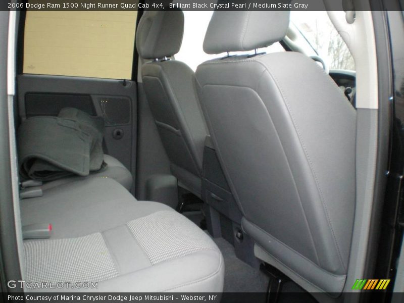 Brilliant Black Crystal Pearl / Medium Slate Gray 2006 Dodge Ram 1500 Night Runner Quad Cab 4x4