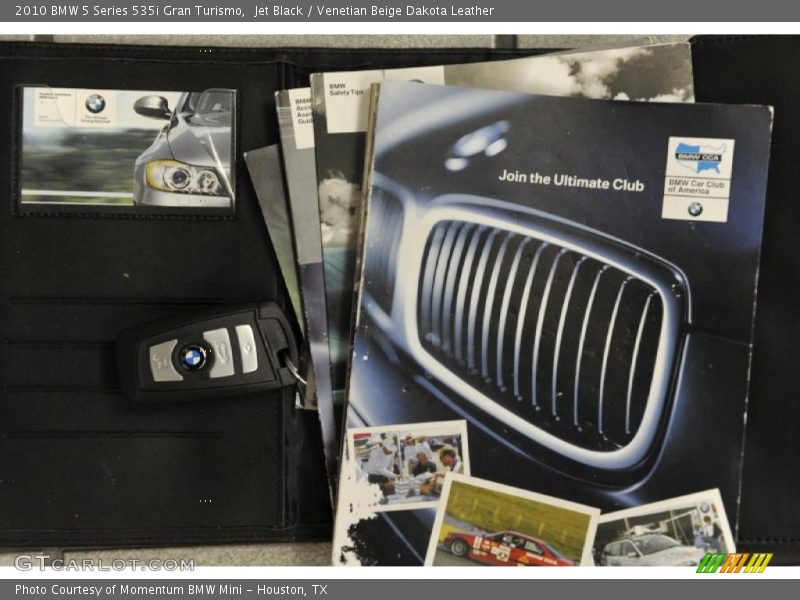 Jet Black / Venetian Beige Dakota Leather 2010 BMW 5 Series 535i Gran Turismo