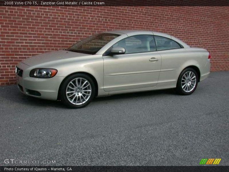 Zanzibar Gold Metallic / Calcite Cream 2008 Volvo C70 T5
