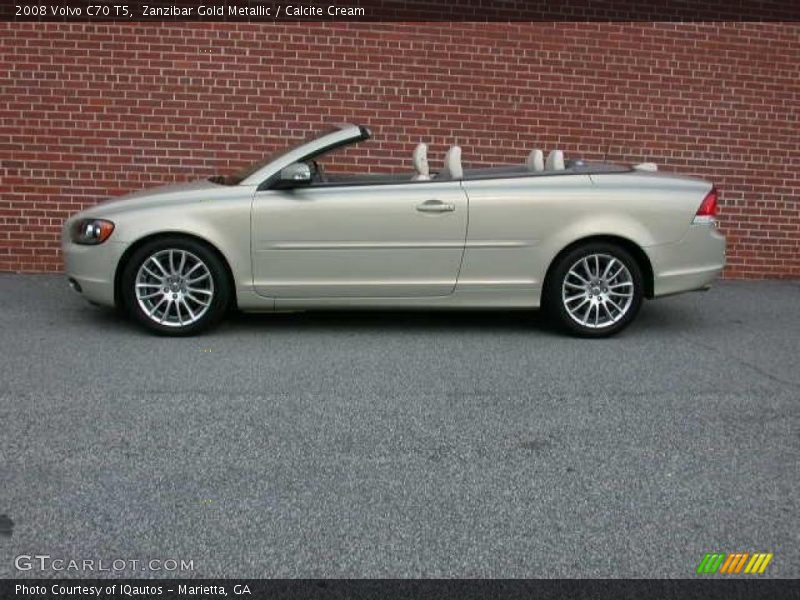 Zanzibar Gold Metallic / Calcite Cream 2008 Volvo C70 T5
