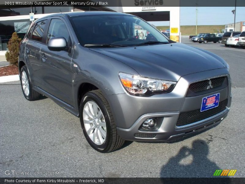 Mercury Gray / Black 2011 Mitsubishi Outlander Sport SE