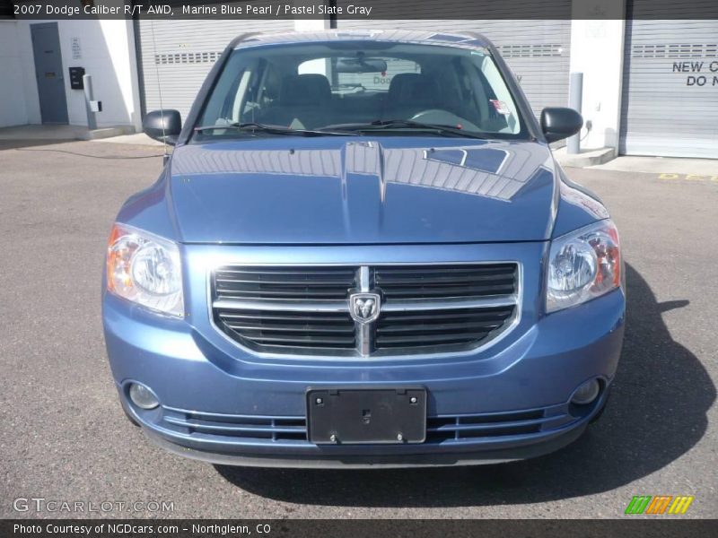 Marine Blue Pearl / Pastel Slate Gray 2007 Dodge Caliber R/T AWD