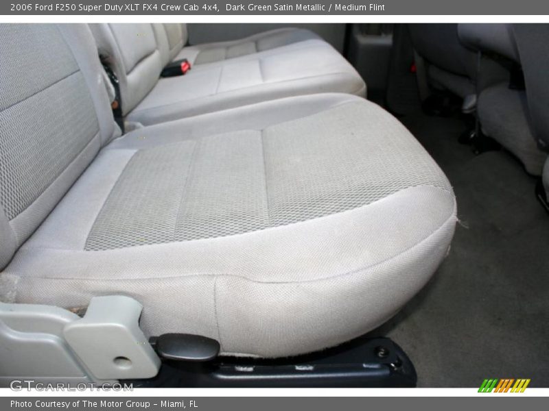 Dark Green Satin Metallic / Medium Flint 2006 Ford F250 Super Duty XLT FX4 Crew Cab 4x4
