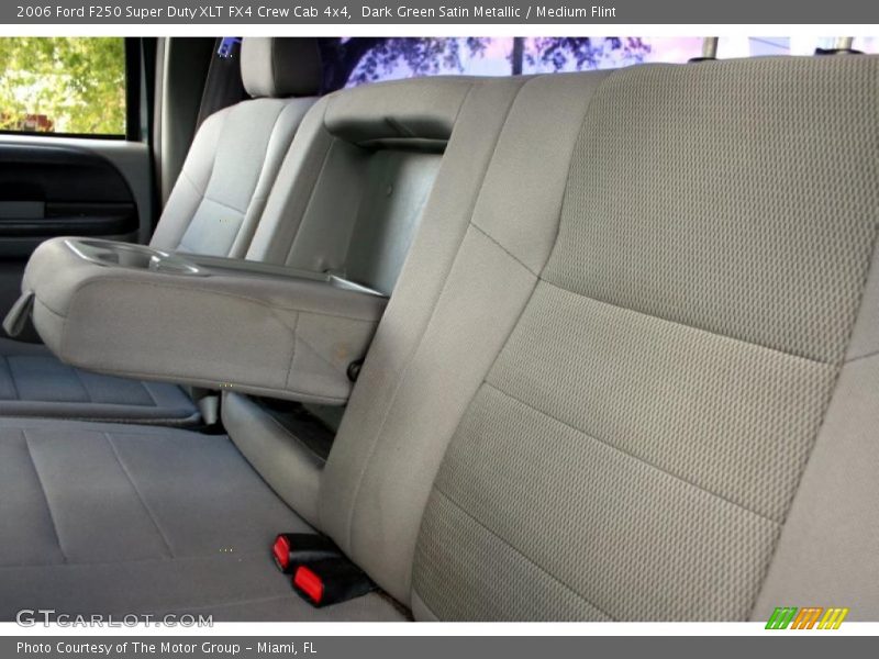 Dark Green Satin Metallic / Medium Flint 2006 Ford F250 Super Duty XLT FX4 Crew Cab 4x4