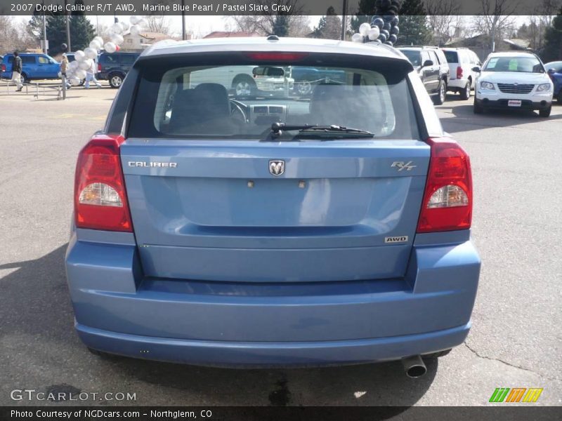 Marine Blue Pearl / Pastel Slate Gray 2007 Dodge Caliber R/T AWD