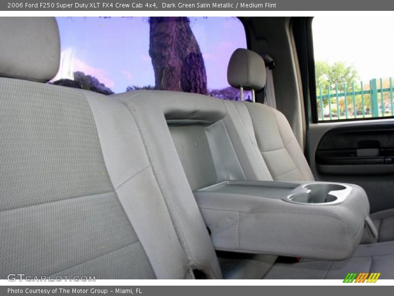 Dark Green Satin Metallic / Medium Flint 2006 Ford F250 Super Duty XLT FX4 Crew Cab 4x4