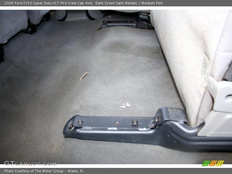 Dark Green Satin Metallic / Medium Flint 2006 Ford F250 Super Duty XLT FX4 Crew Cab 4x4