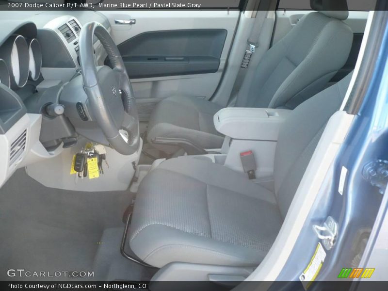 Marine Blue Pearl / Pastel Slate Gray 2007 Dodge Caliber R/T AWD