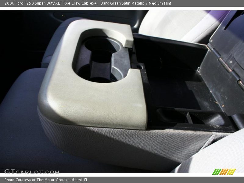 Dark Green Satin Metallic / Medium Flint 2006 Ford F250 Super Duty XLT FX4 Crew Cab 4x4