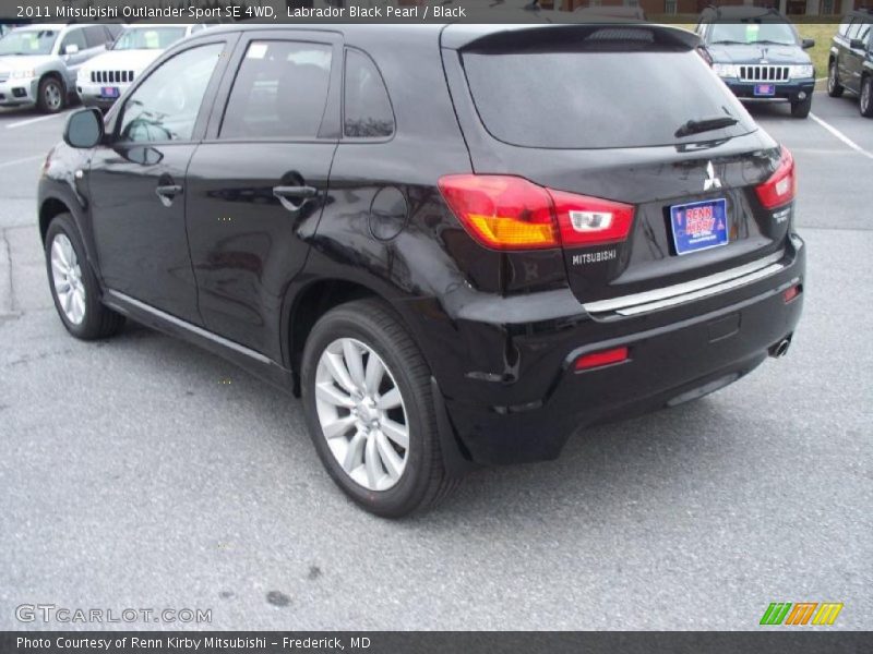 Labrador Black Pearl / Black 2011 Mitsubishi Outlander Sport SE 4WD