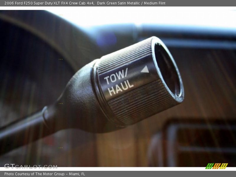 Dark Green Satin Metallic / Medium Flint 2006 Ford F250 Super Duty XLT FX4 Crew Cab 4x4