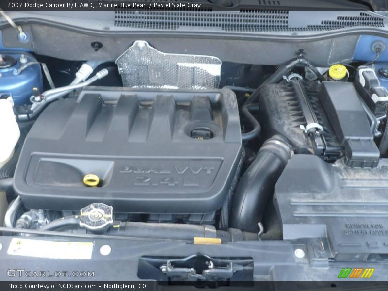 Marine Blue Pearl / Pastel Slate Gray 2007 Dodge Caliber R/T AWD