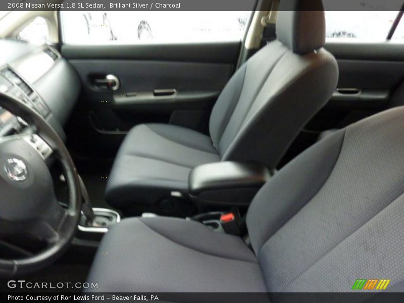 Brilliant Silver / Charcoal 2008 Nissan Versa 1.8 SL Sedan
