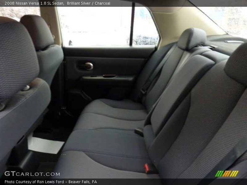 Brilliant Silver / Charcoal 2008 Nissan Versa 1.8 SL Sedan
