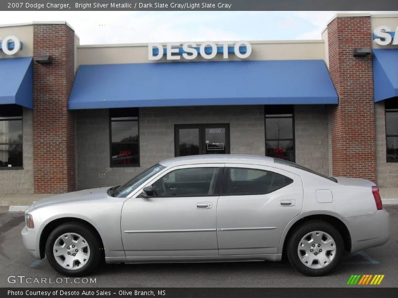 Bright Silver Metallic / Dark Slate Gray/Light Slate Gray 2007 Dodge Charger