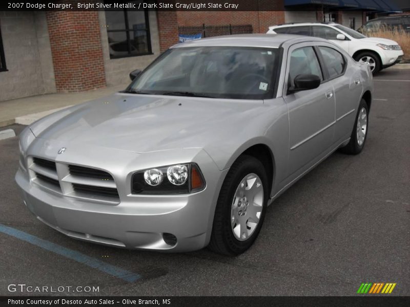 Bright Silver Metallic / Dark Slate Gray/Light Slate Gray 2007 Dodge Charger