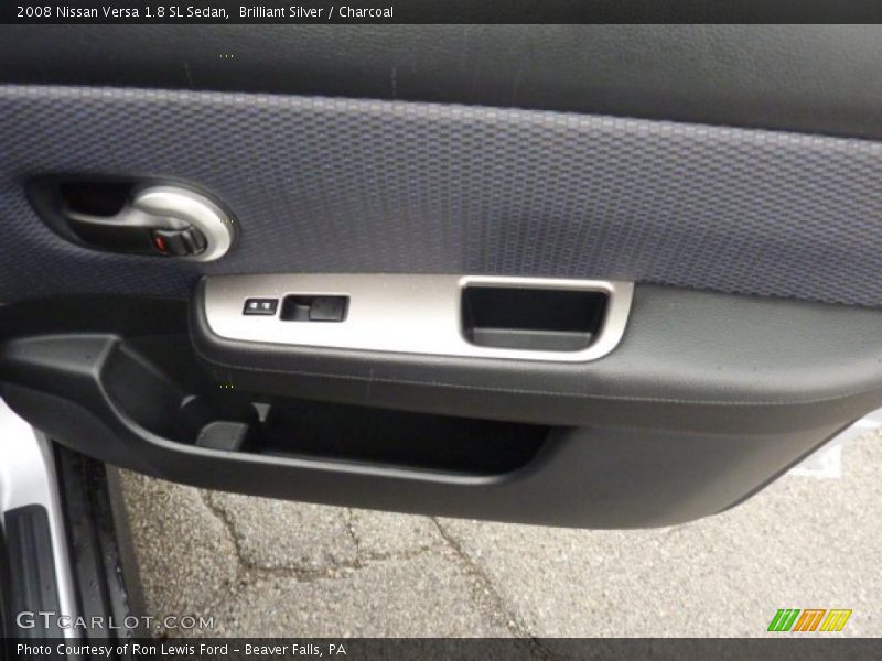 Brilliant Silver / Charcoal 2008 Nissan Versa 1.8 SL Sedan