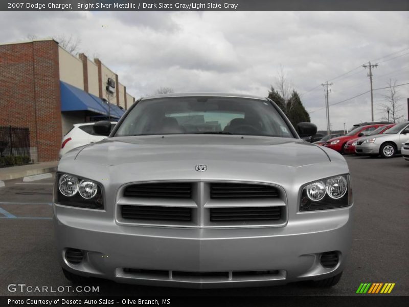 Bright Silver Metallic / Dark Slate Gray/Light Slate Gray 2007 Dodge Charger