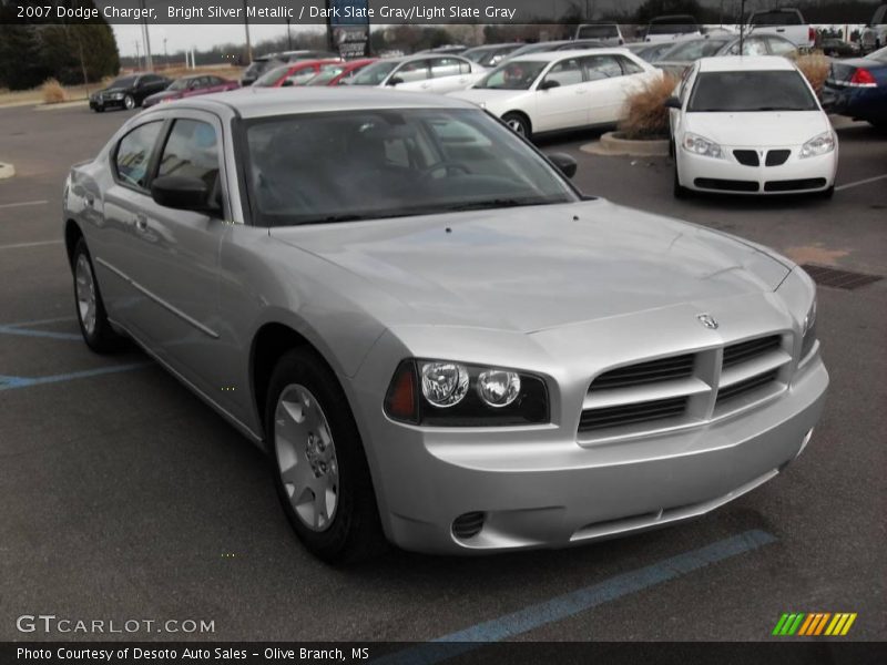 Bright Silver Metallic / Dark Slate Gray/Light Slate Gray 2007 Dodge Charger