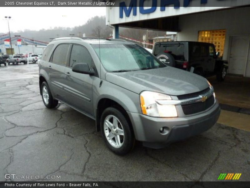 Dark Silver Metallic / Light Gray 2005 Chevrolet Equinox LT