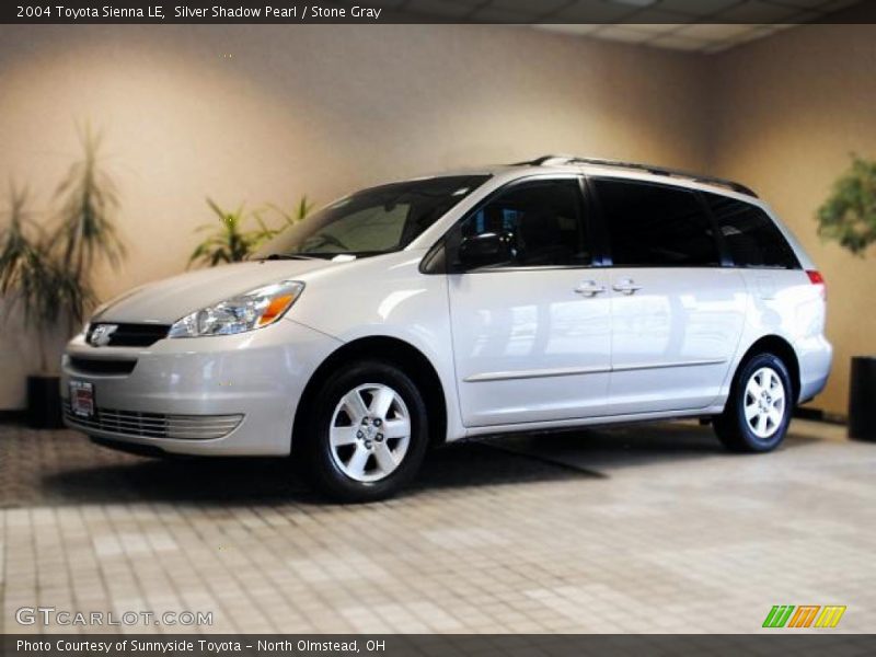 Silver Shadow Pearl / Stone Gray 2004 Toyota Sienna LE