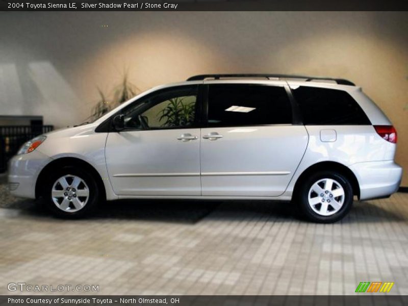 Silver Shadow Pearl / Stone Gray 2004 Toyota Sienna LE